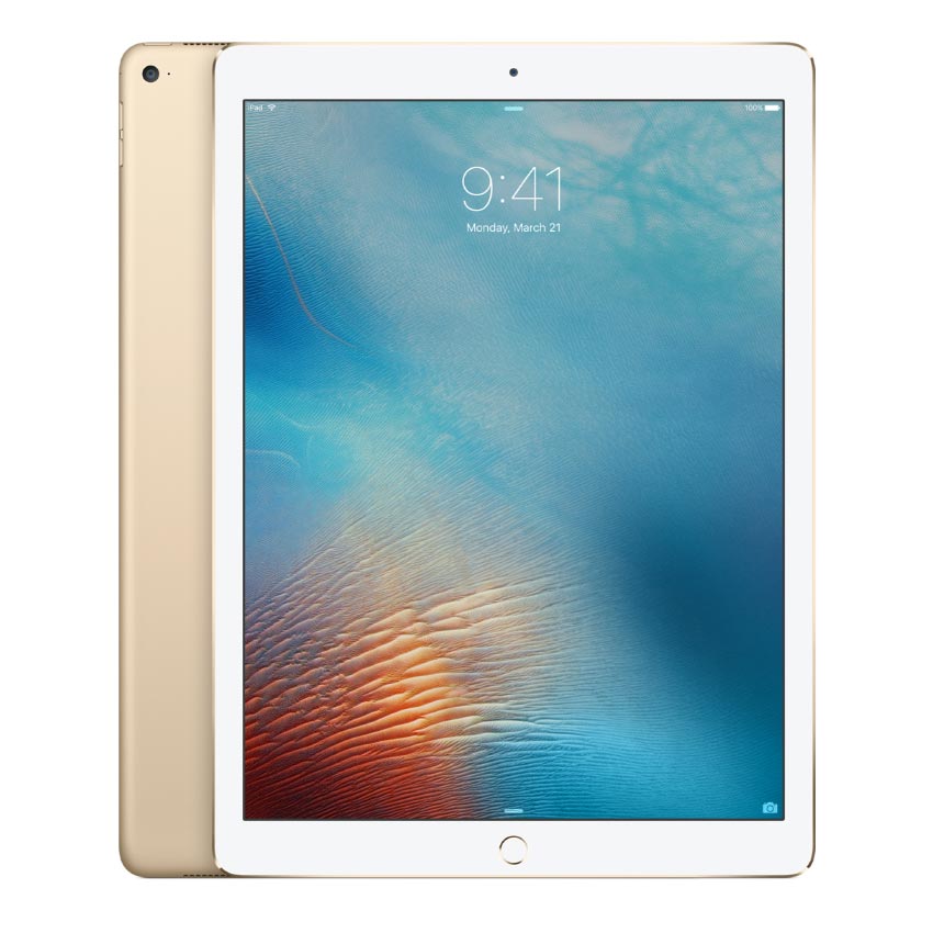Apple iPad Pro 12.9" A1584 gold with white front bezel-Keywords : MacBook - Fonez.ie - laptop- Tablet - Sim free - Unlock - Phones - iphone - android - macbook pro - apple macbook- fonez -samsung - samsung book-sale - best price - deal