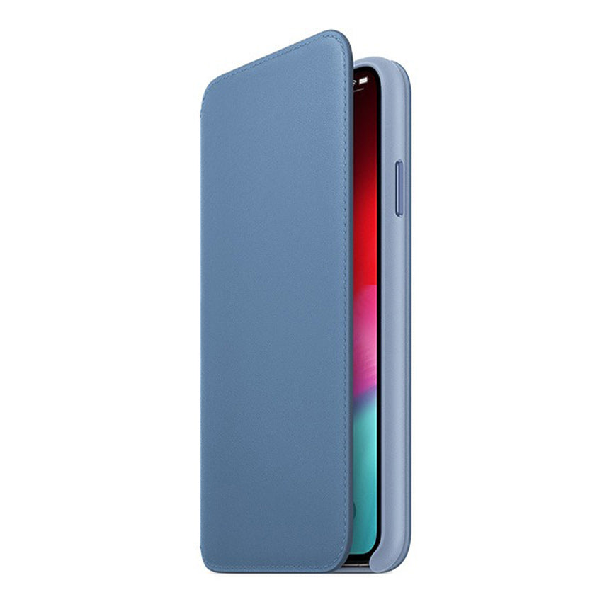 Apple iPhone XS Max Leather Folio Case Cornflower Blue-3- Fonez-Keywords : MacBook - Fonez.ie - laptop- Tablet - Sim free - Unlock - Phones - iphone - android - macbook pro - apple macbook- fonez -samsung - samsung book-sale - best price - deal