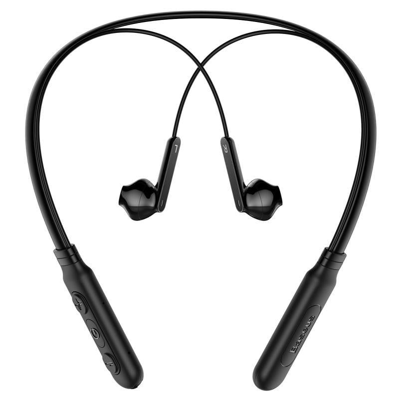 Baseus Encok Neck Hung Bluetooth Earphone Black - Fonez