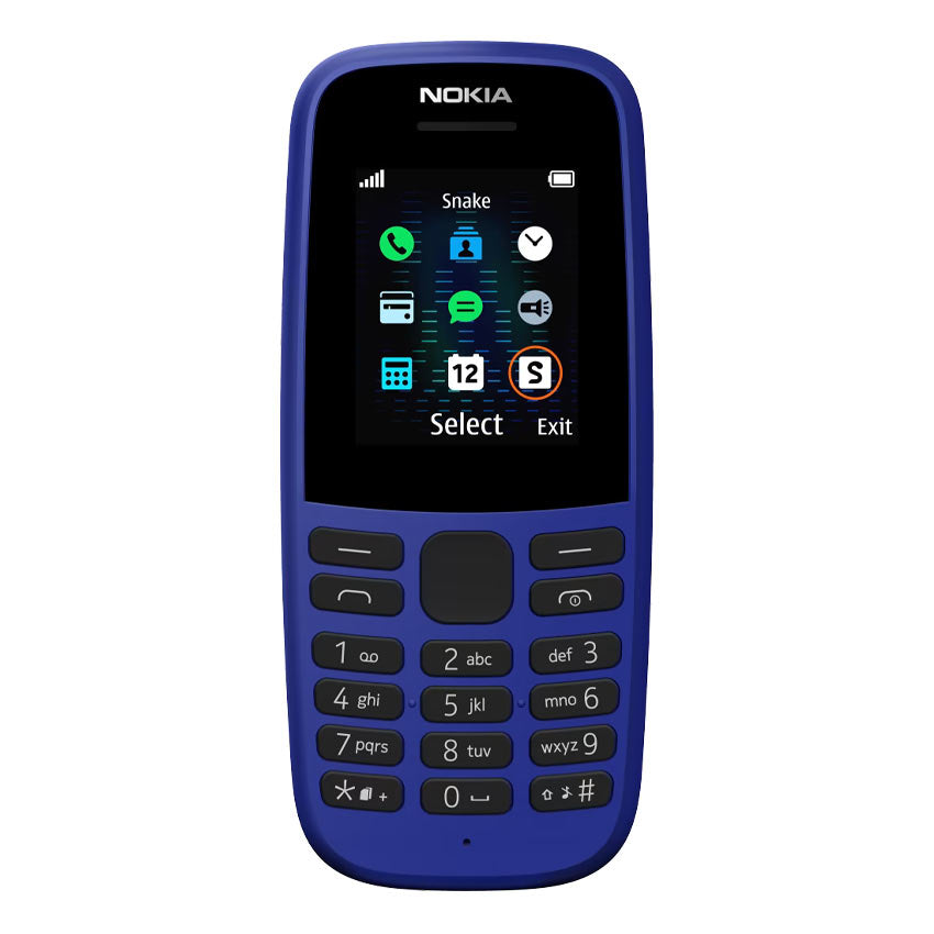 Nokia 105 Blue Front