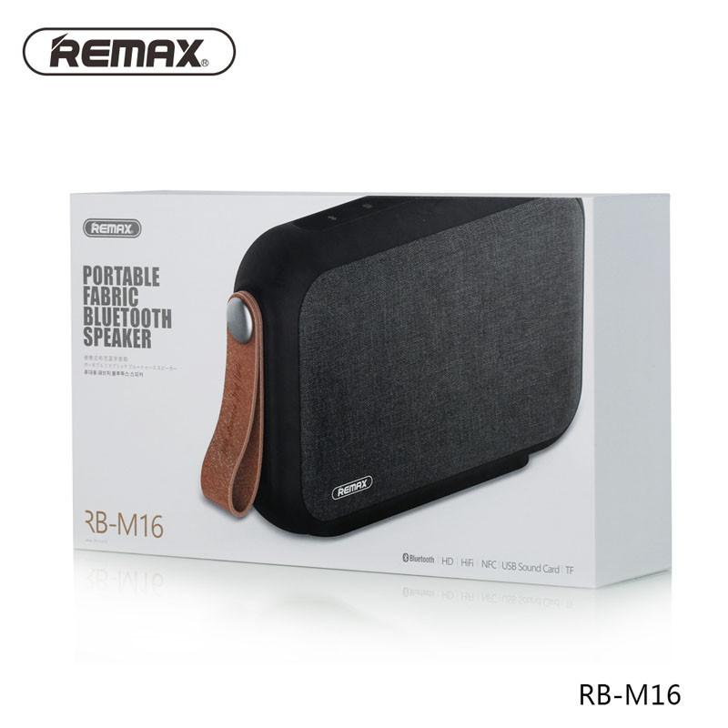 Remax Desktop Fabric Bluetooth Speaker RB-M16 box
