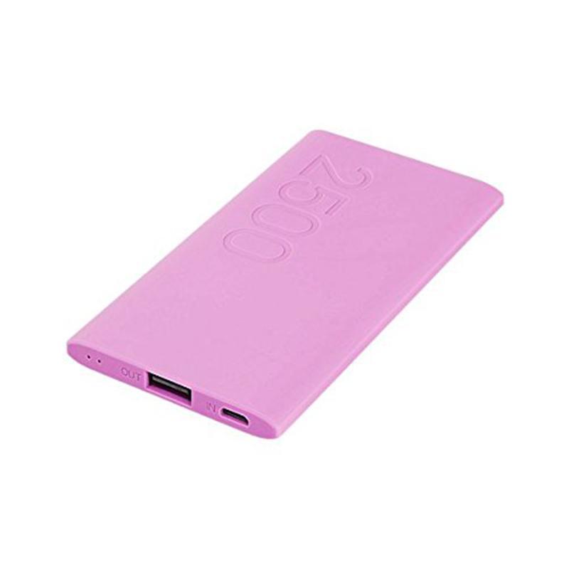 Goji 2500mAh Portable Charger / power bank Pink-pink