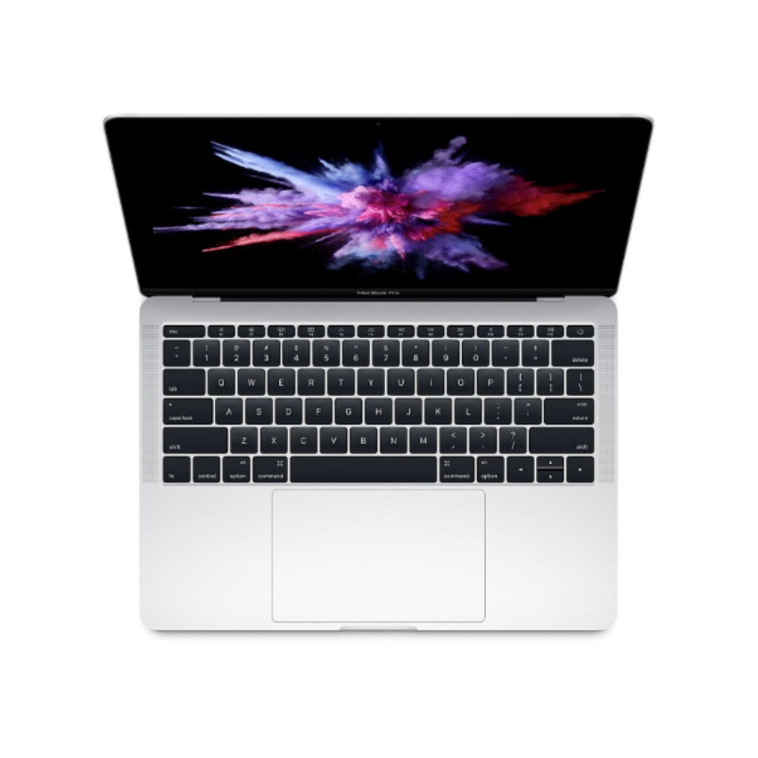 Apple MacBook Pro 13" A1708 Intel Core i5 8GB RAM 256GB SSD Silver Front Screen and keyboard view - Fonez
