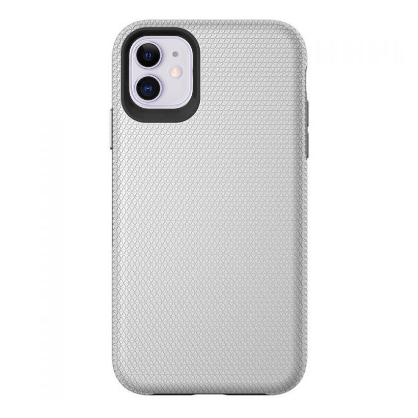 Triangle Series iPhone 11 Case Silver